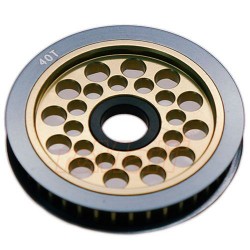 Aluminum Diff, Pulley Gear T40