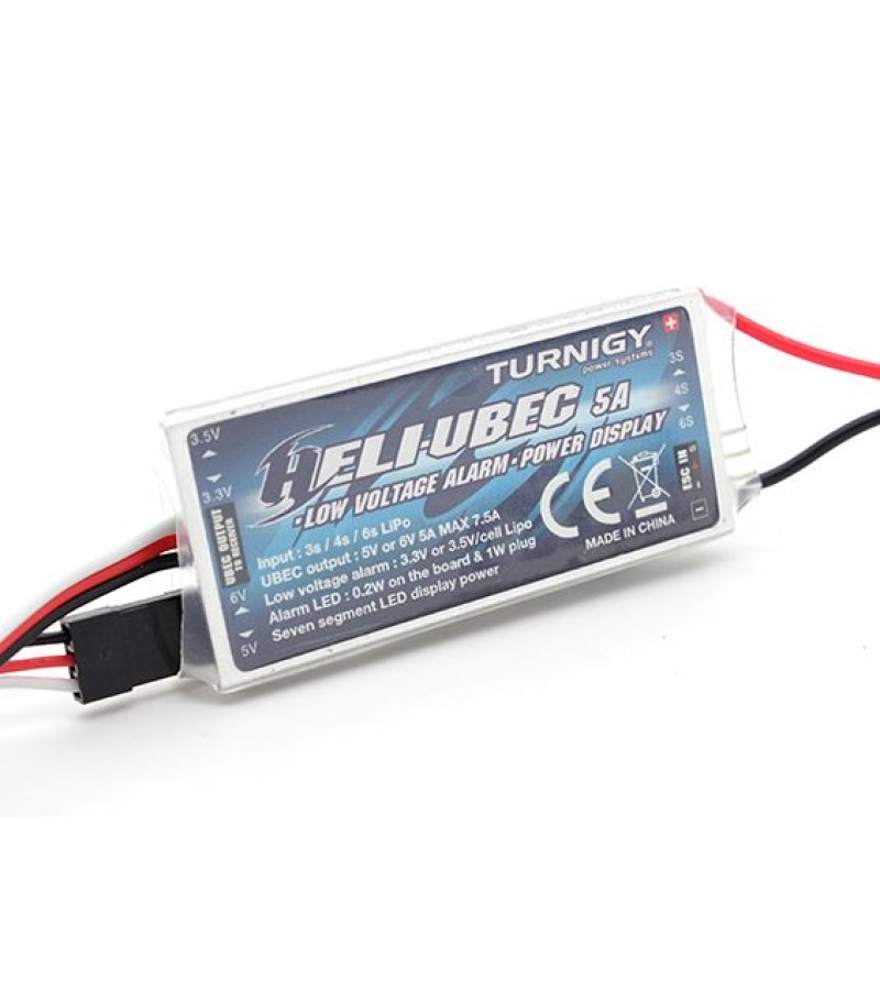Turnigy 5A UBEC with Low Voltage Buzzer