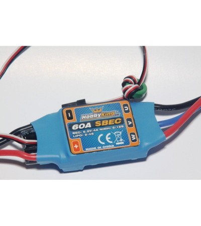 Hobby King 60A ESC 4A UBEC
