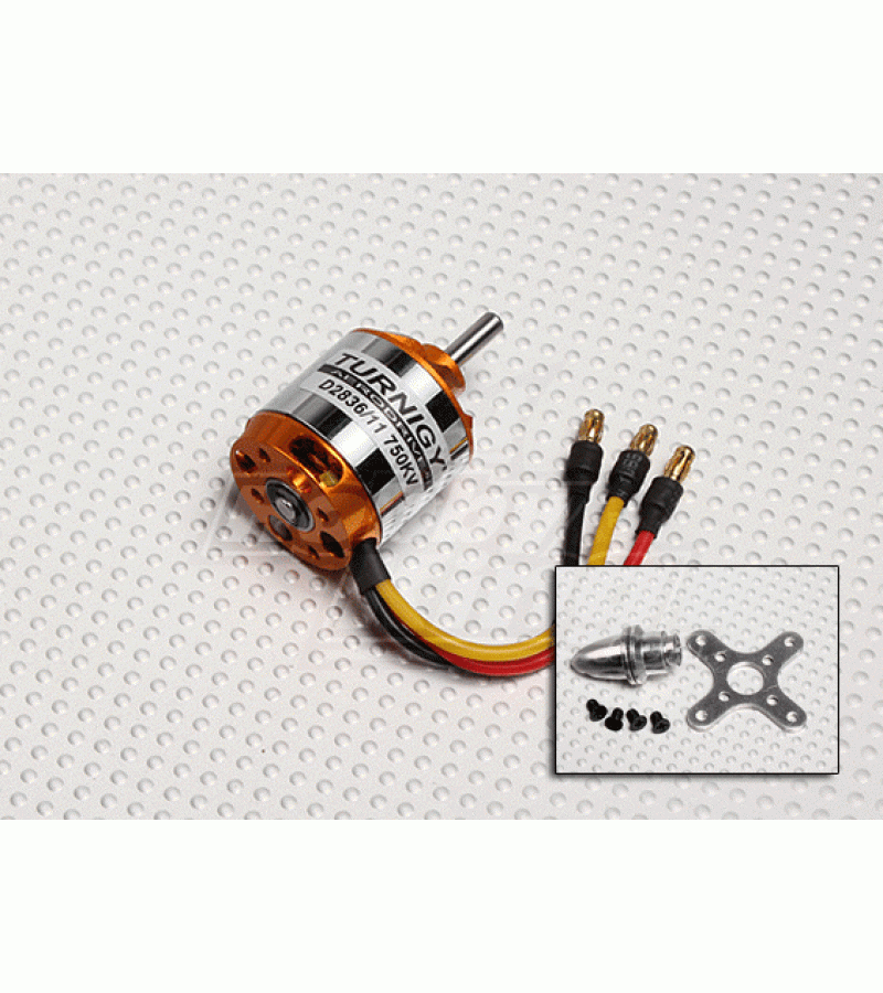 TURNIGY D2836/11 750KV Brushless Outrunner Motor TURNIGY D2836/11 750KV Brushless Outrunner Motor