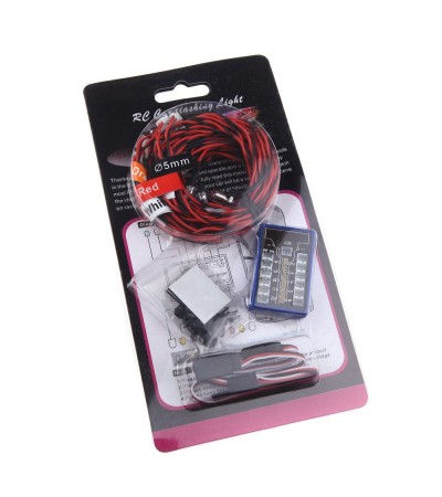 G.T.POWER RC Car 12 LED Flashing Light System for RC Cars