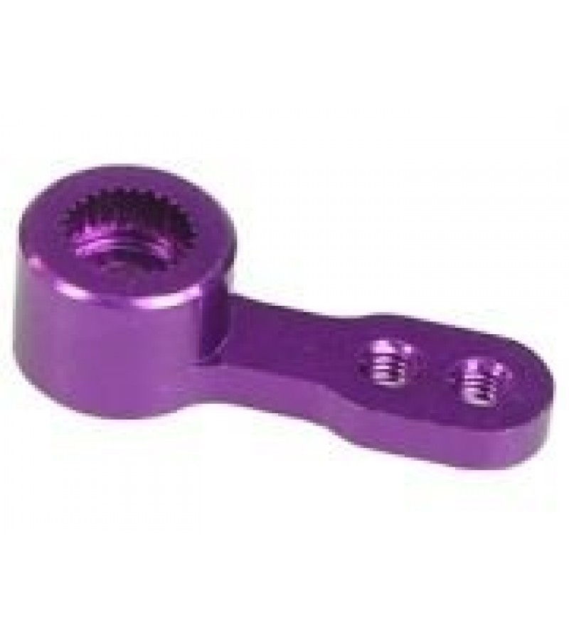 3.0mm Aluminium Single Servo Arm For Ko Propo/Sanwa - Purple