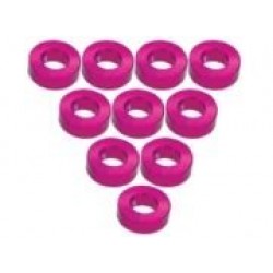 Aluminium M3 Flat Washer 2.0mm (10 Pcs) - Pink