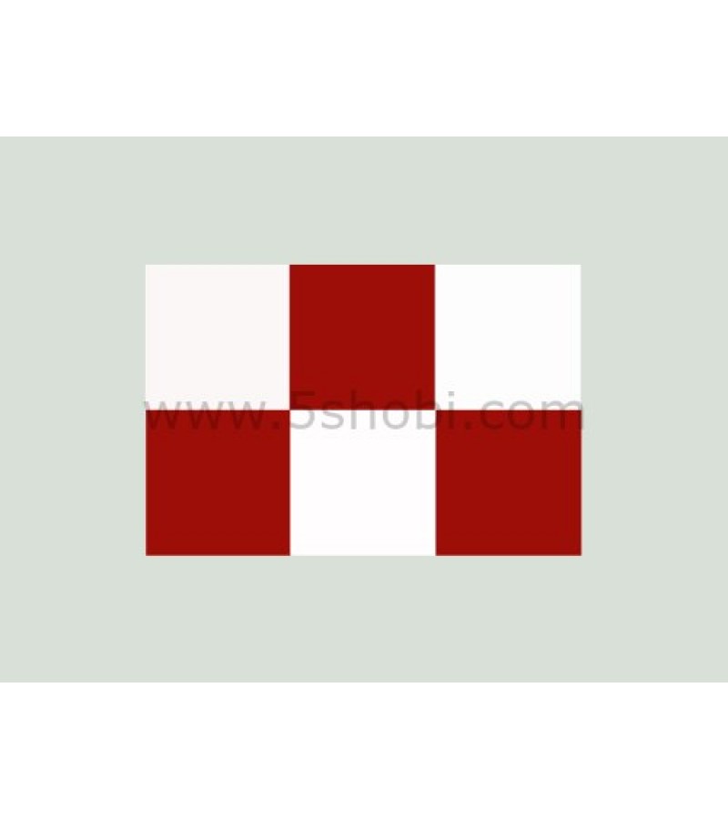 50*50mm Red-white Squares Covering Film -638*1000mm