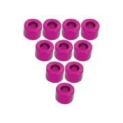 Aluminium M3 Flat Washer 4.0mm (10 Pcs) - Pink