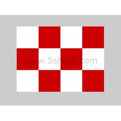 30*30mm Red-white Squares Covering Film -638*1000mm