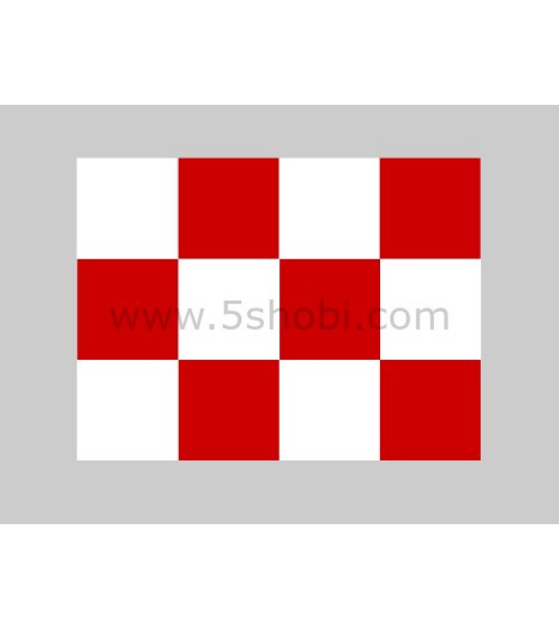 30*30mm Red-white Squares Covering Film -638*1000mm