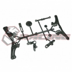 Steering & Shock Tower Set For Sakura D3