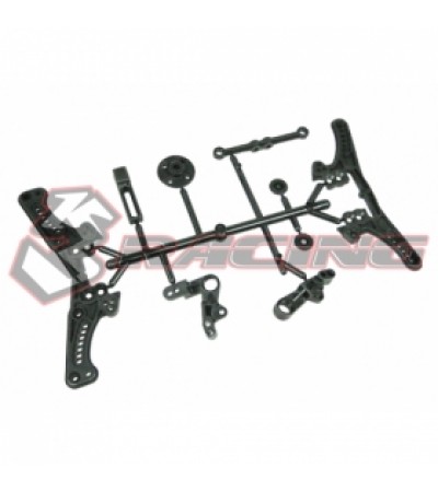 Steering & Shock Tower Set For Sakura D3